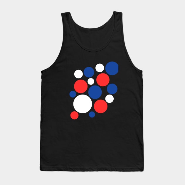 red white and blue Tank Top by designfurry 